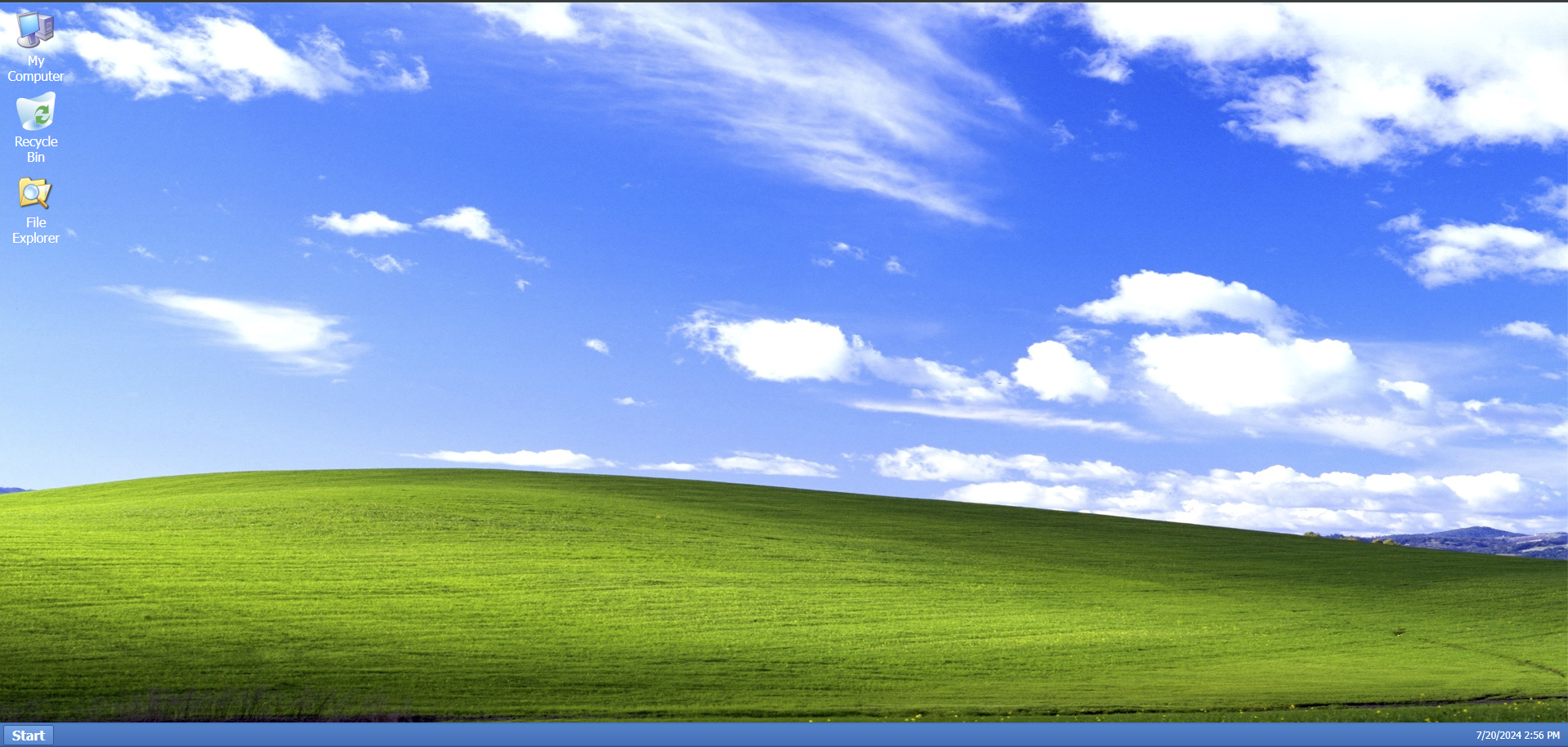 An image of the windows xp project